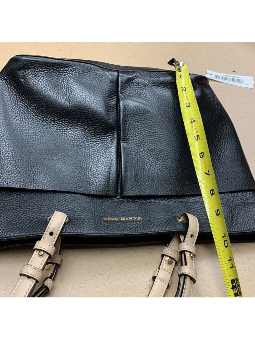 Michael Kors Black Leather Tote Bag - Picture 5 of 5